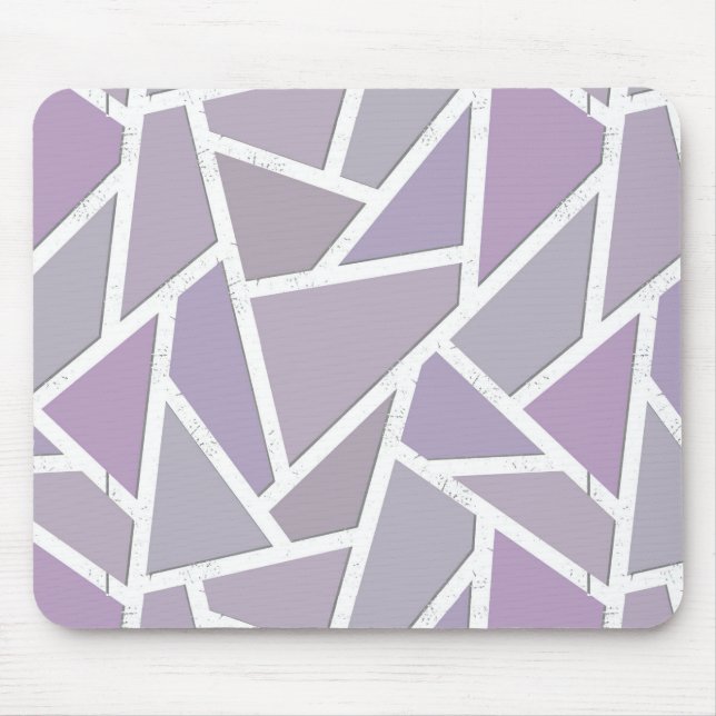 Lavender mosaic pattern mouse mat (Front)