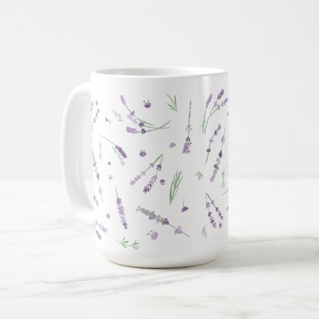 Lavender Mug (Front Left)