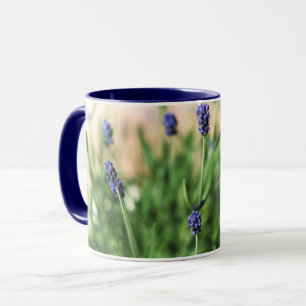Lavender mug in Provencal style