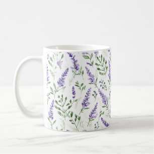 Lavender Natural Pattern Coffee Mug
