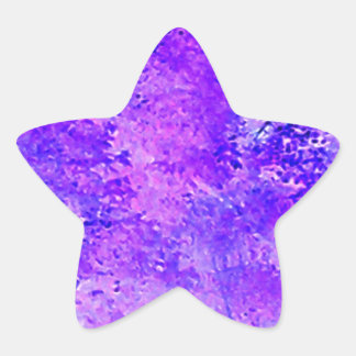Lavender Nature Star Sticker