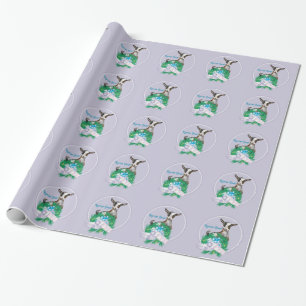 Lavender Nigerian Dwarf Goat Christmas Wrapping Paper