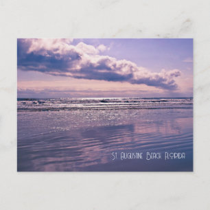 Lavender Ocean Sunrise Postcard