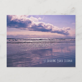Lavender Ocean Sunrise Postcard