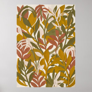 Lavender Olive Botanical Poster