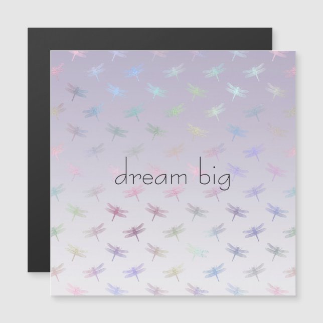 Lavender Ombre Rainbow Dragonflies (Front/Back)