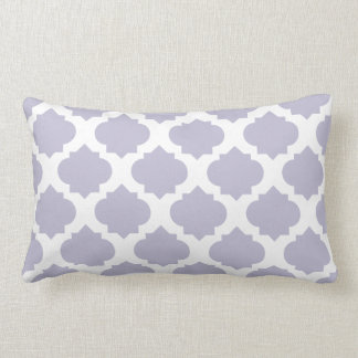 Lavender Ornate Pattern Lumbar Cushion