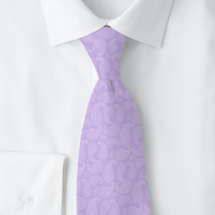 Lavender Paisley Tie