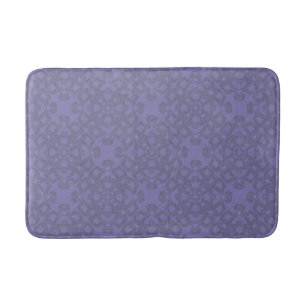 Lavender pattern bath mat