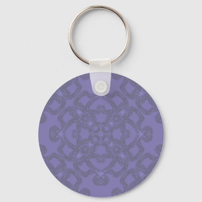 Lavender pattern key ring (Front)