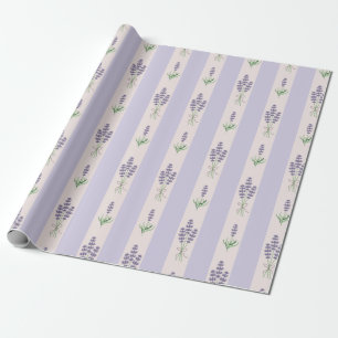 Lavender pattern wrapping paper