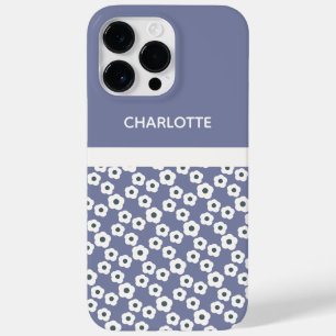 Lavender Personalised Modern Retro Floral Patterns Case-Mate iPhone 14 Pro Max Case