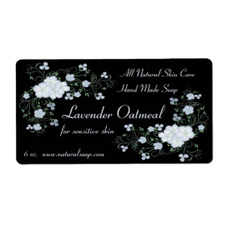 Lavender Phlox Blossoms and Vines Handmade Soap