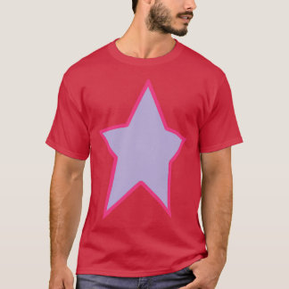 Lavender Pink Out Line Graphic T-Shirt