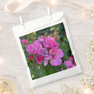 Lavender Pink Rose Favour Bags