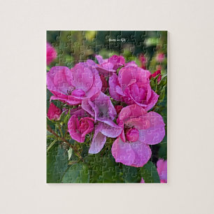 Lavender Pink Rose Jigsaw Puzzle