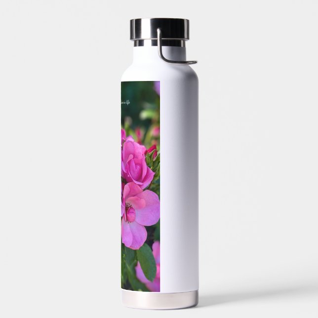 Lavender Pink Rose Water Bottle (Left)