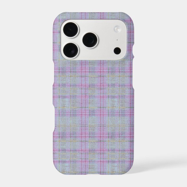 Lavender Plaid Harmony  (Back)