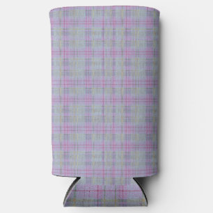 Lavender Plaid Harmony Seltzer Can Cooler