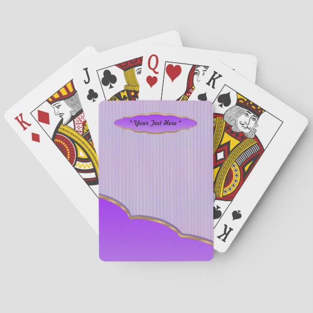 Lavender Playing Cards (Back)