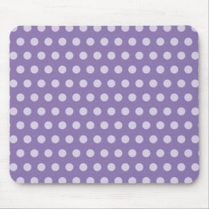 Lavender Polka Dots Mouse Mat