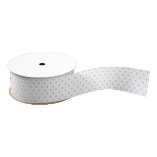 LAVENDER POLKA DOTS RIBBON GROSGRAIN RIBBON