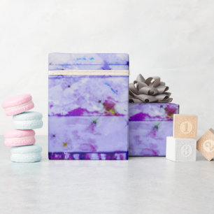 Lavender Print Wrapping Paper