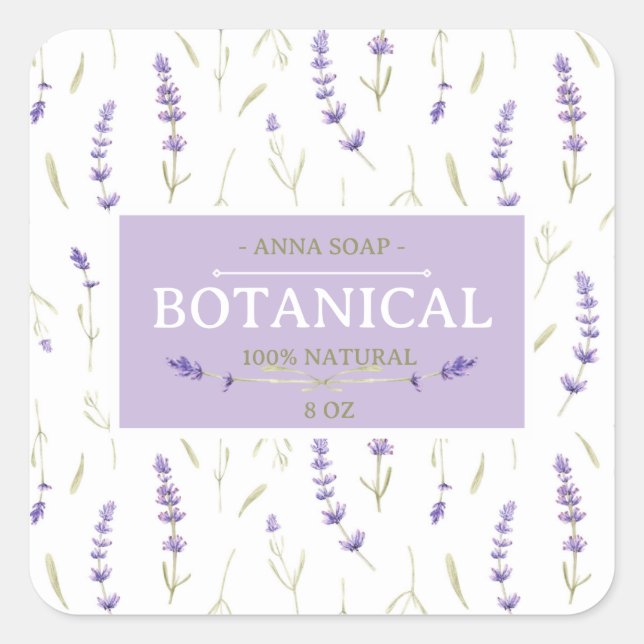 Lavender Product Stickers (Front)