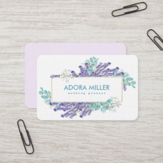 Lavender Professional Business Card Design