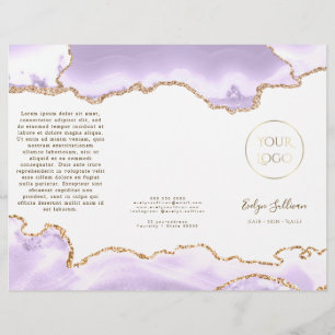 lavender purple agate brochure
