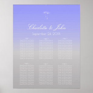 Lavender Purple Grey Ombre Pastel Chart Poste