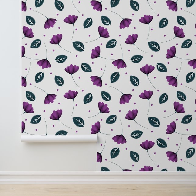 Lavender Purple Lilac Floral Flowers Wallpaper (Application)