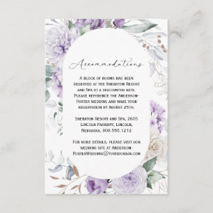 Lavender Purple Peonies Floral Enclosure