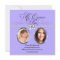 Lavender Purple Photo Quinceanera Invitations