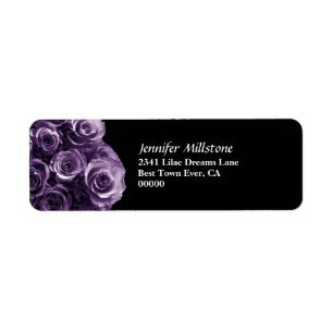 Lavender Purple Rose Bouquet Wedding