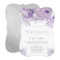 Lavender Purple Silver floral Wedding
