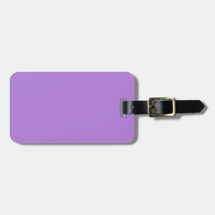 Lavender Purple Solid Colour Luggage Tag