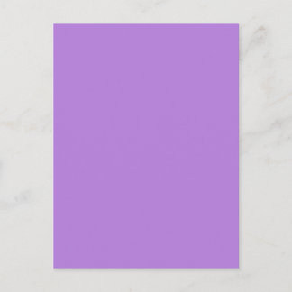 Lavender Purple Solid Colour Postcard
