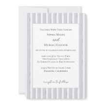 Lavender Purple Sparkle Glitter Stripes Wedding