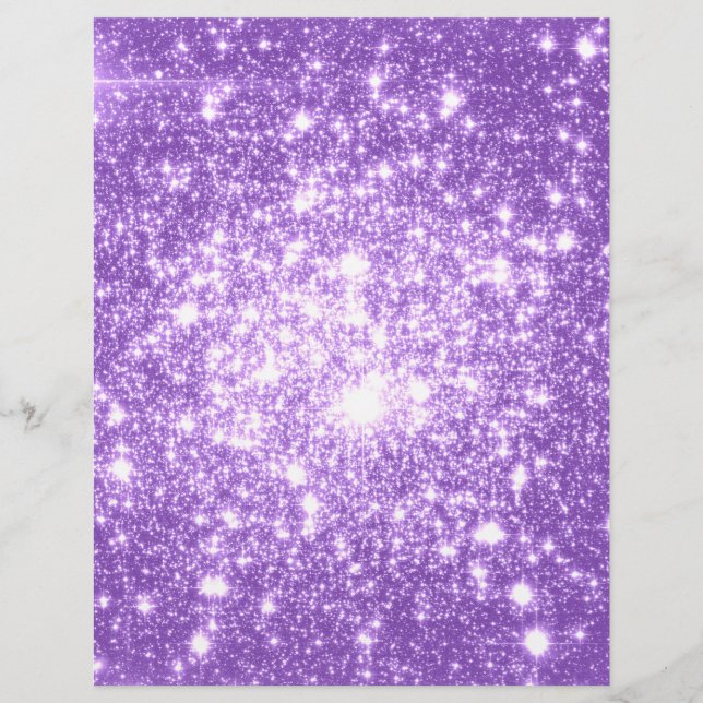 Lavender Purple Stars (Front)