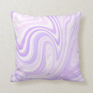 Lavender Purple Swirl Cushion