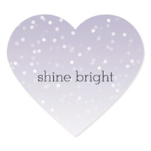 Lavender Purple White Bokeh Confetti