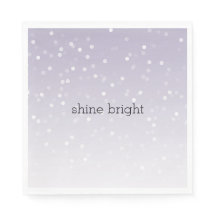 Lavender Purple White Bokeh Confetti