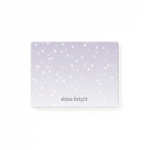 Lavender Purple White Bokeh Confetti