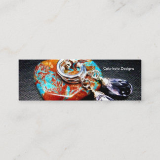 Lavender Quartz Glass Skinny Business Card