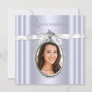 Lavender Quinceanera Invitation