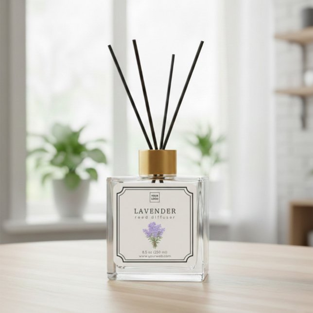 Lavender Reed Diffuser Label (Creator Uploaded)