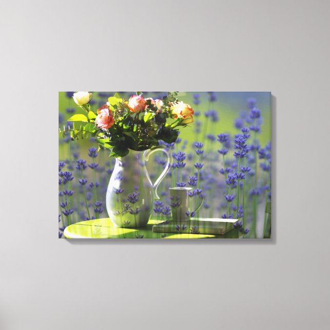 Lavender Relaxation Canvas Print (Front)
