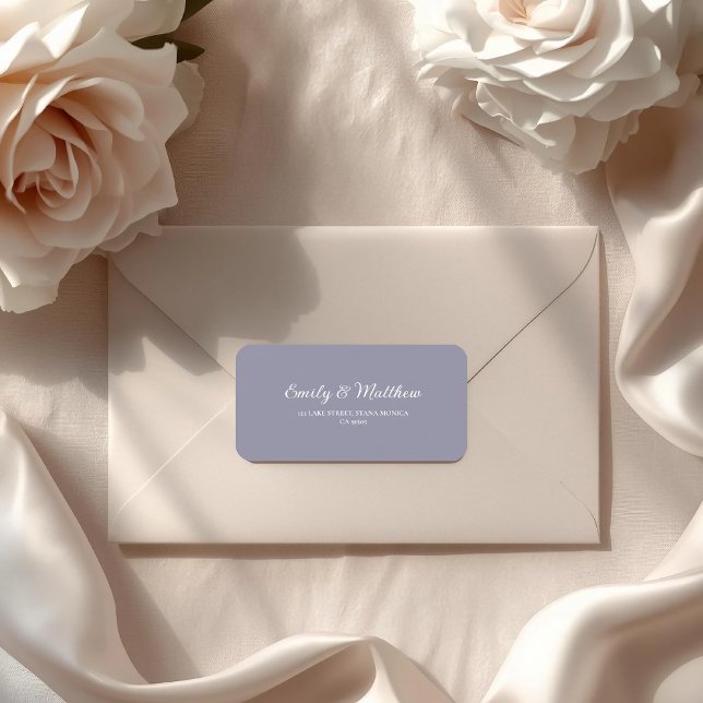 Lavender Return Address Labels (Creator Uploaded)