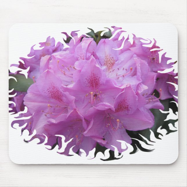 Lavender Rhododendron Mousepad (Front)